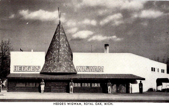 Hedges Wig Wam Restaurant - Historical Photo (newer photo)